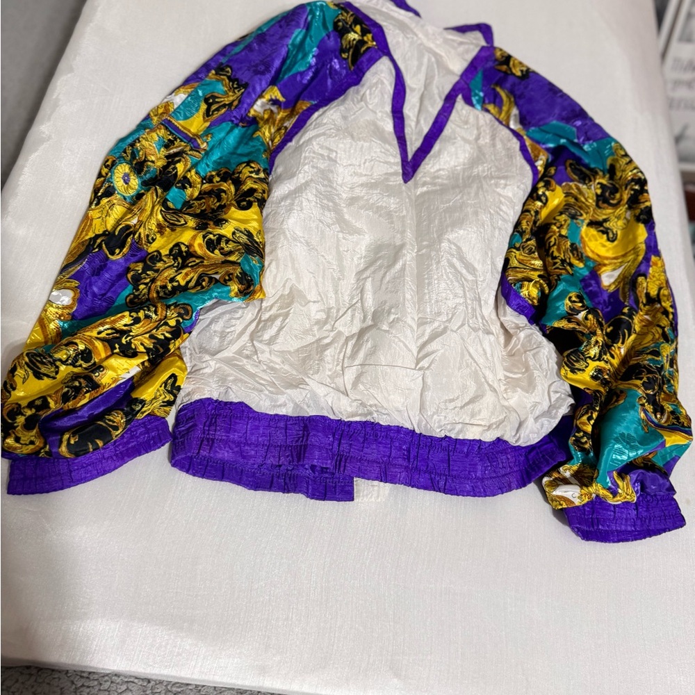 Elegant Purple and Yellow Women's Blouse